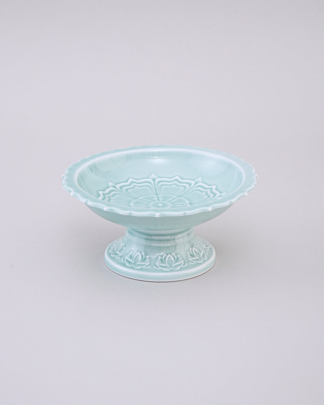 Celadon Green Glaze Cake Stand