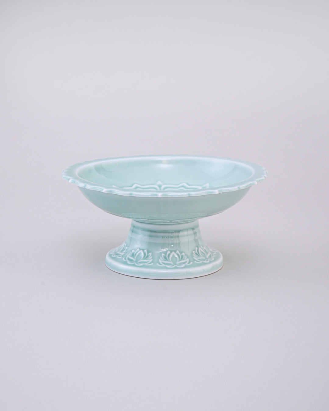 Celadon Green Glaze Cake Stand