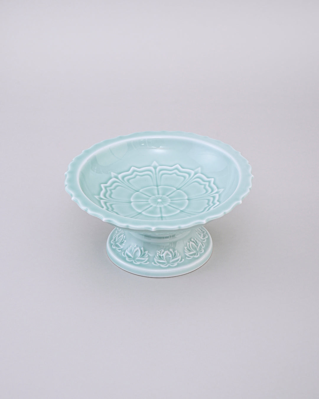 Celadon Green Glaze Cake Stand