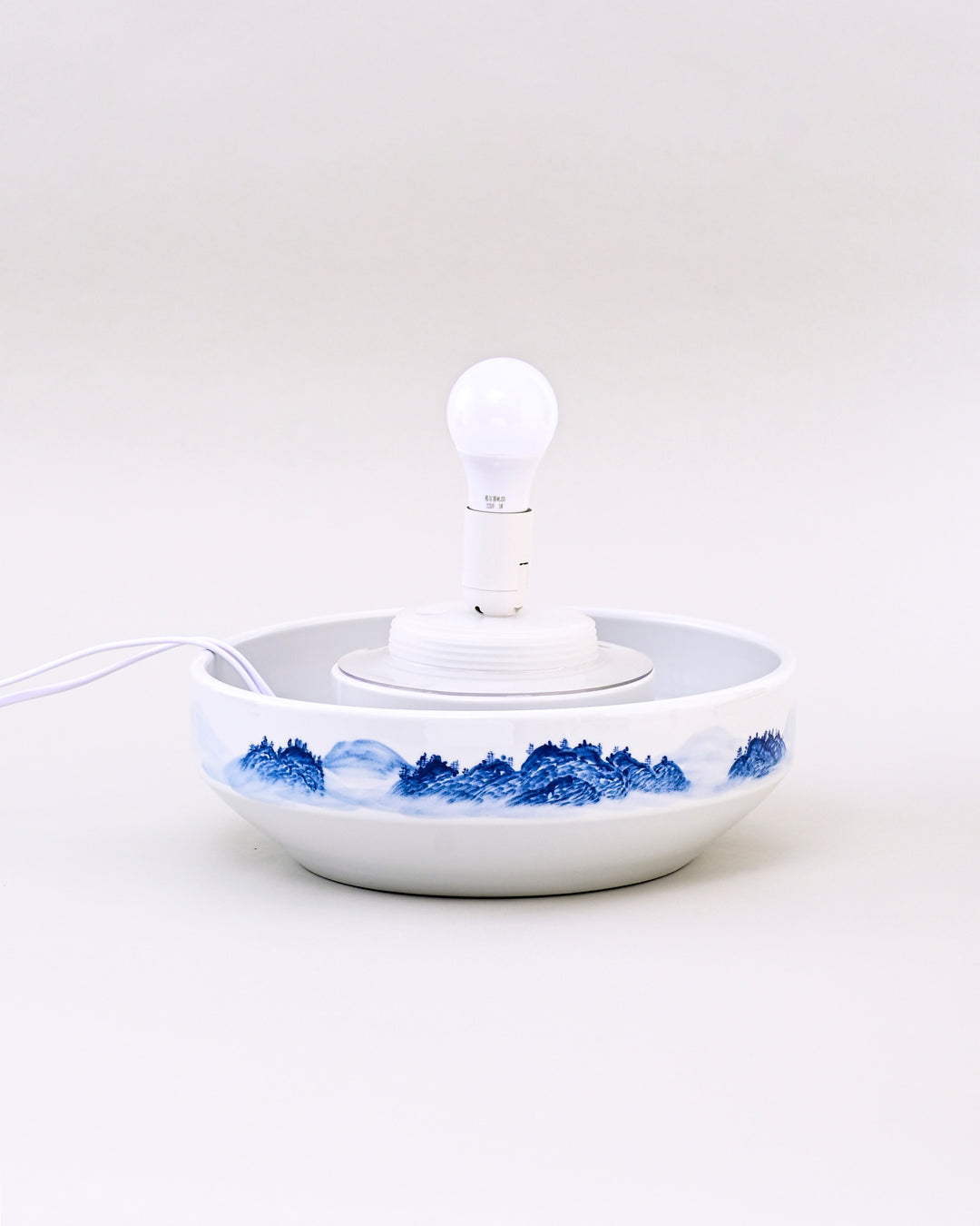 Tranquil Falls Ceramic Fountain Lamp