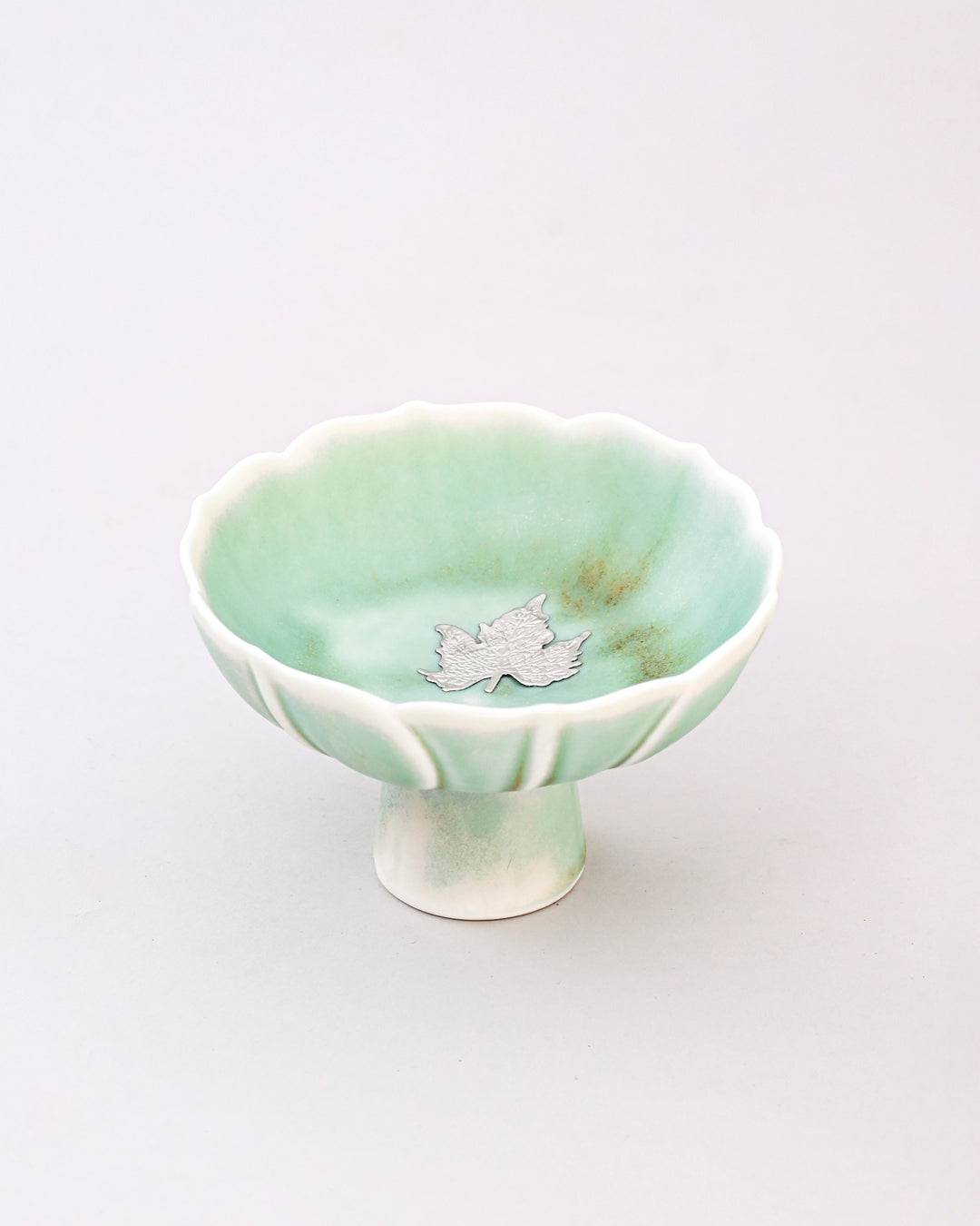 Lotus Bloom Ceramic Dessert Bowl