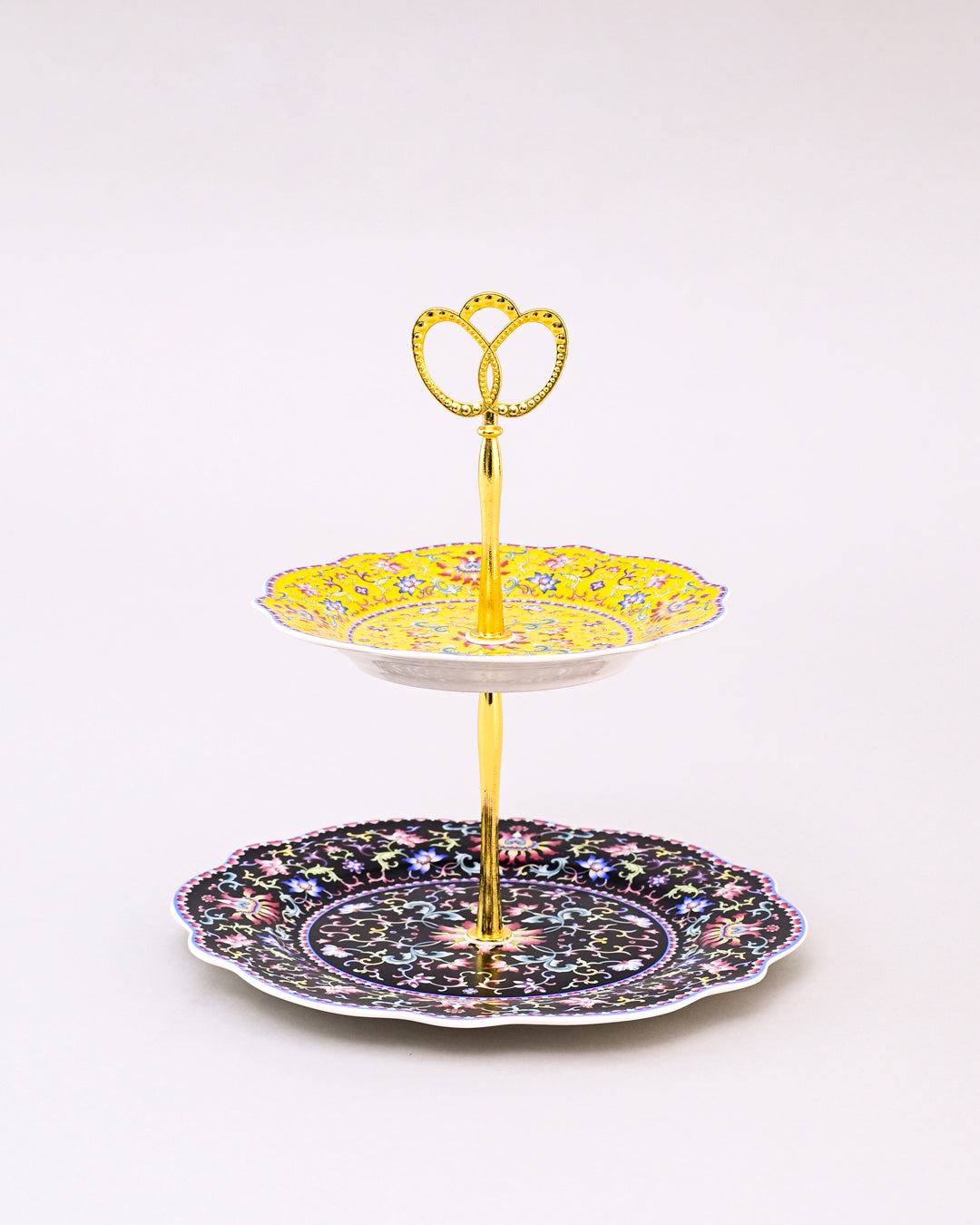 Royal Blossom 2-Tier Cake Stand