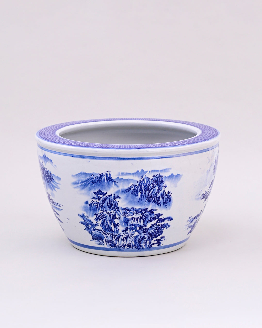 Oriental Serenity Blue & White Planter
