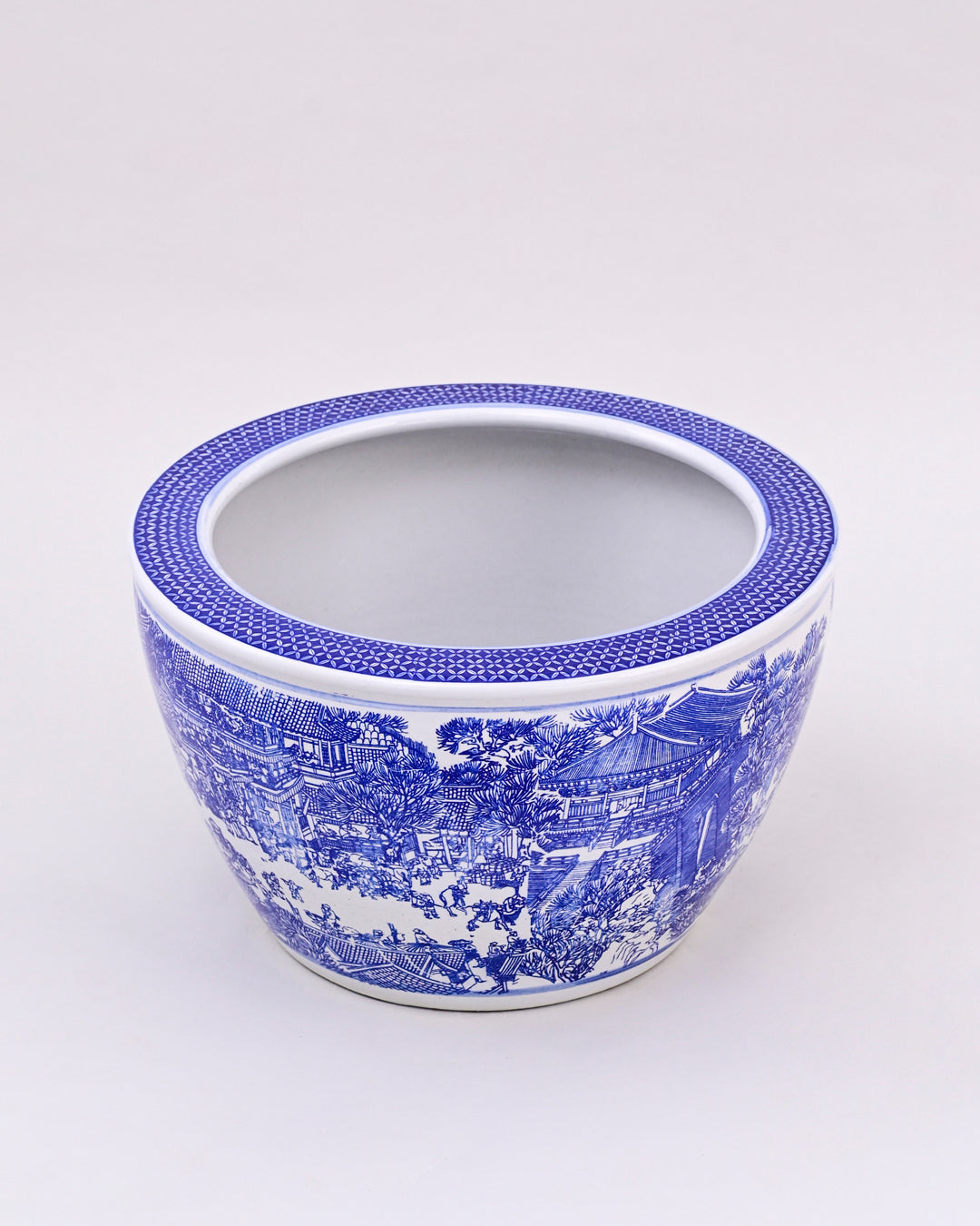 Oriental Serenity Blue & White Planter