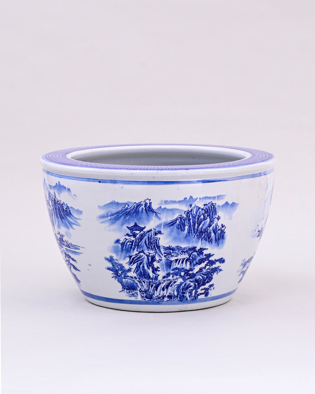 Oriental Serenity Blue & White Planter