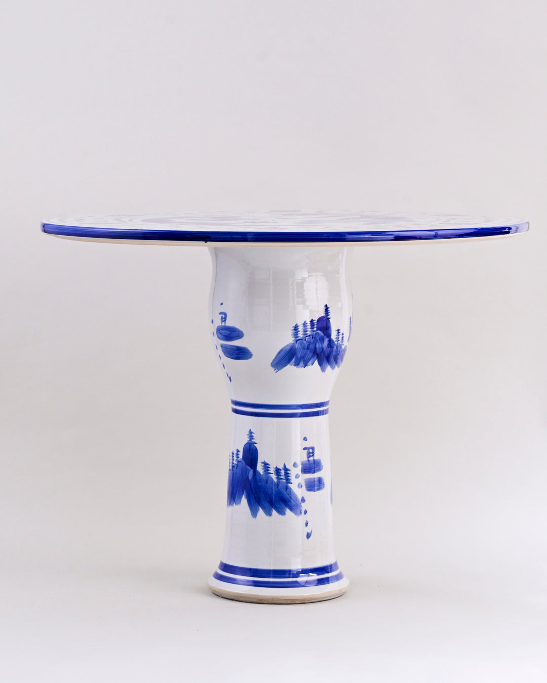 Blue & White Dynasties Hand Painted Center Table