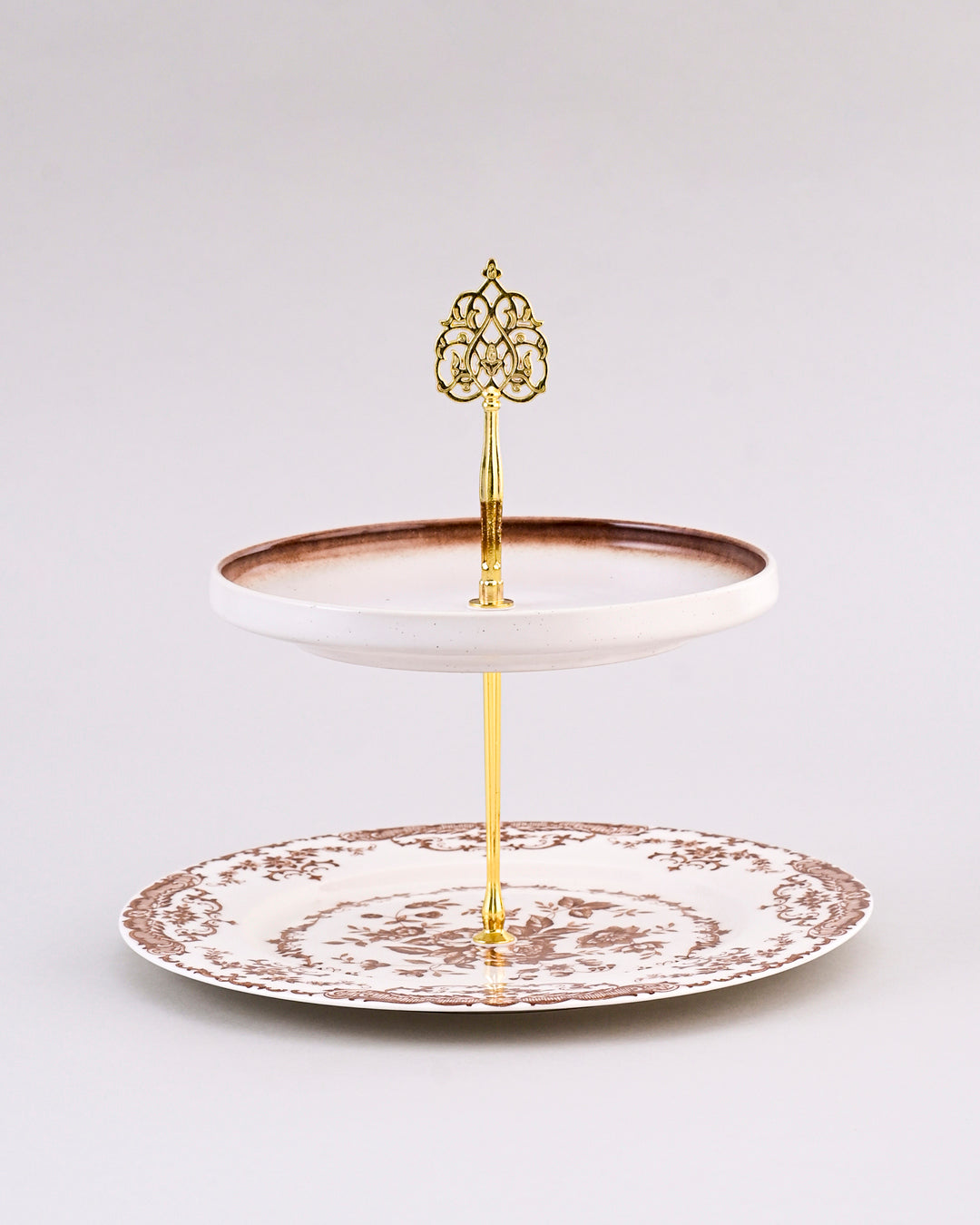 Royal Blossom 2-Tier Cake Stand