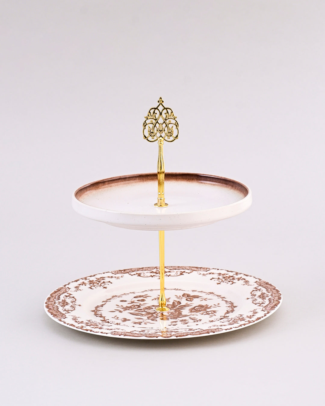 Royal Blossom 2-Tier Cake Stand