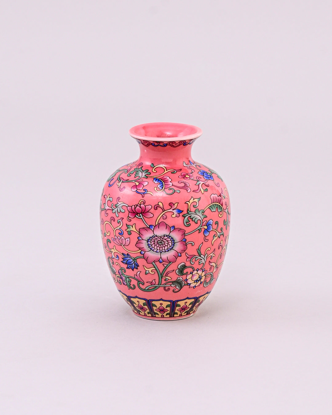Famille Rose Blossom Vase - Set Of 3