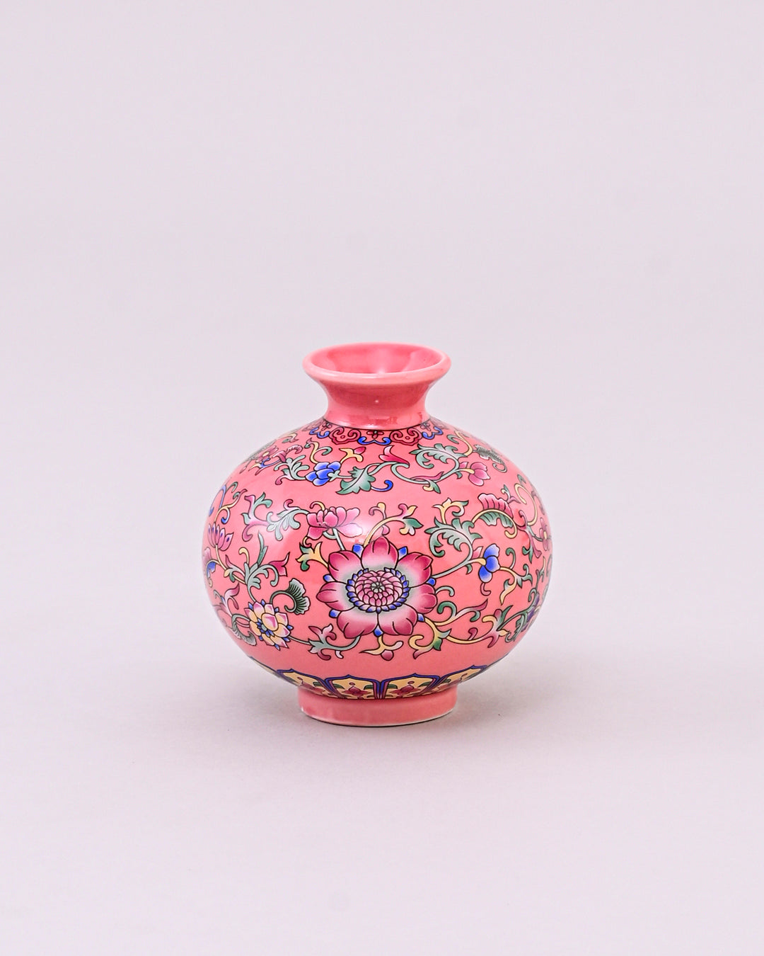 Famille Rose Blossom Vase - Set Of 3