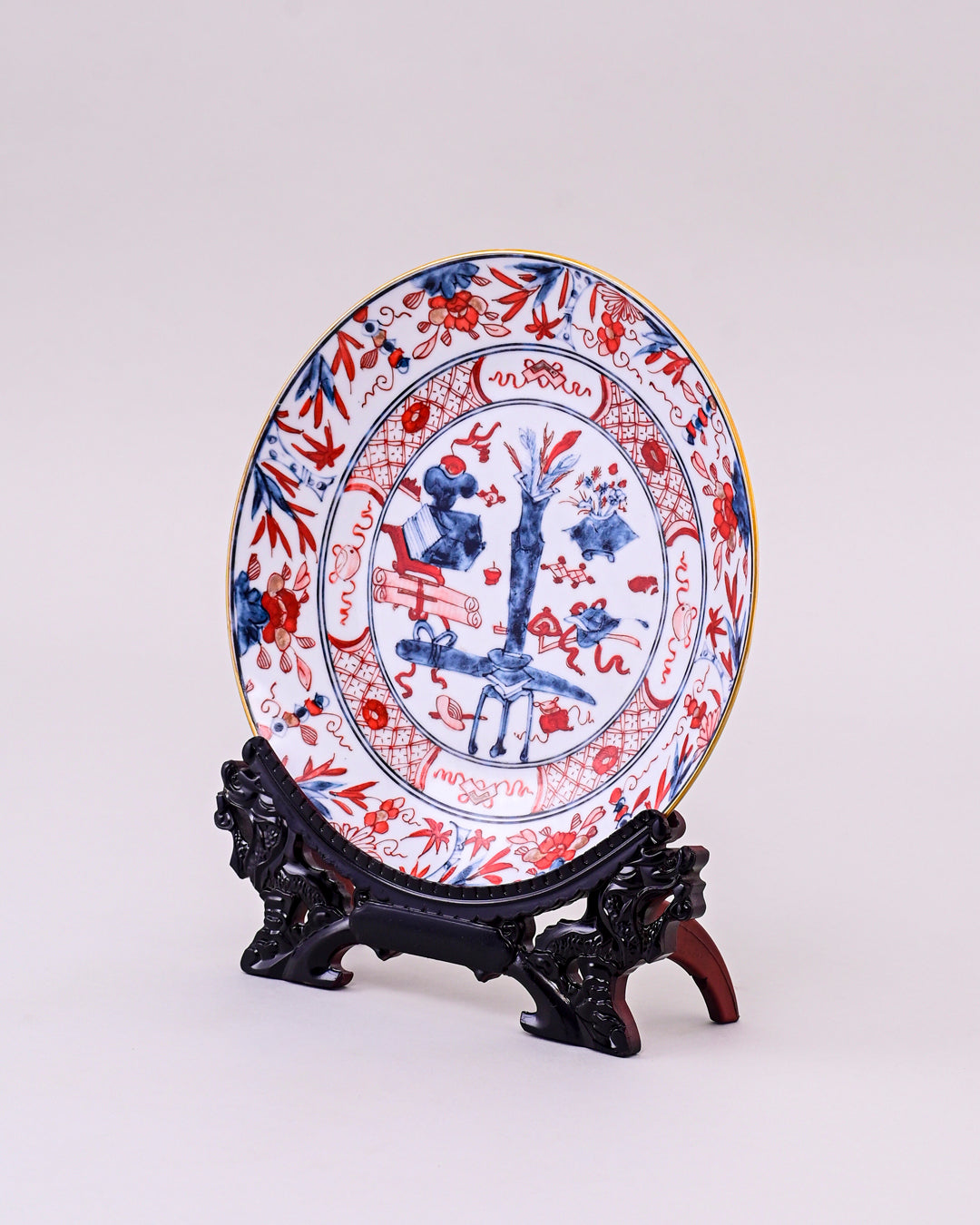 Oriental Imari Garden Decorative Plate - 10"