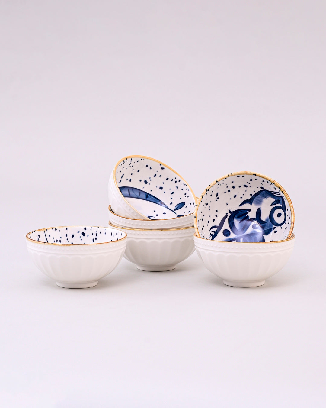 Blue Legacy Japanese-Style Bowl - Set Of 6