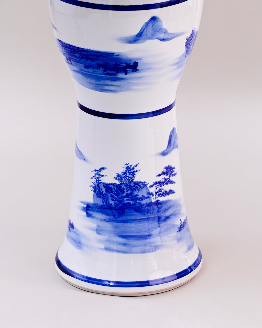 Oriental Landscape Porcelain Center Table
