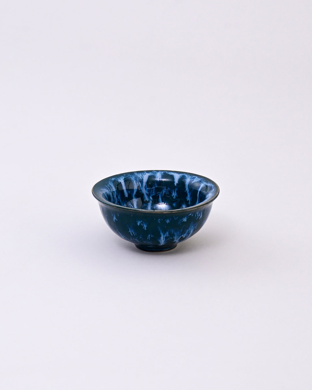 Blue Wave Ceramic Dip Bowl