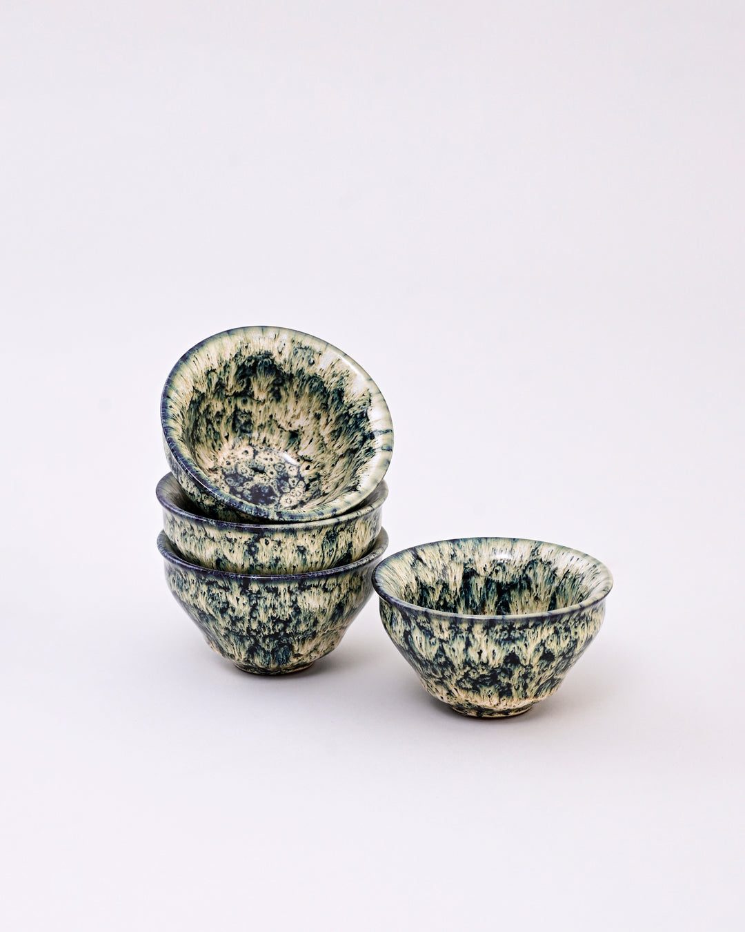 Marble Drift Ceramic Dip Bowl