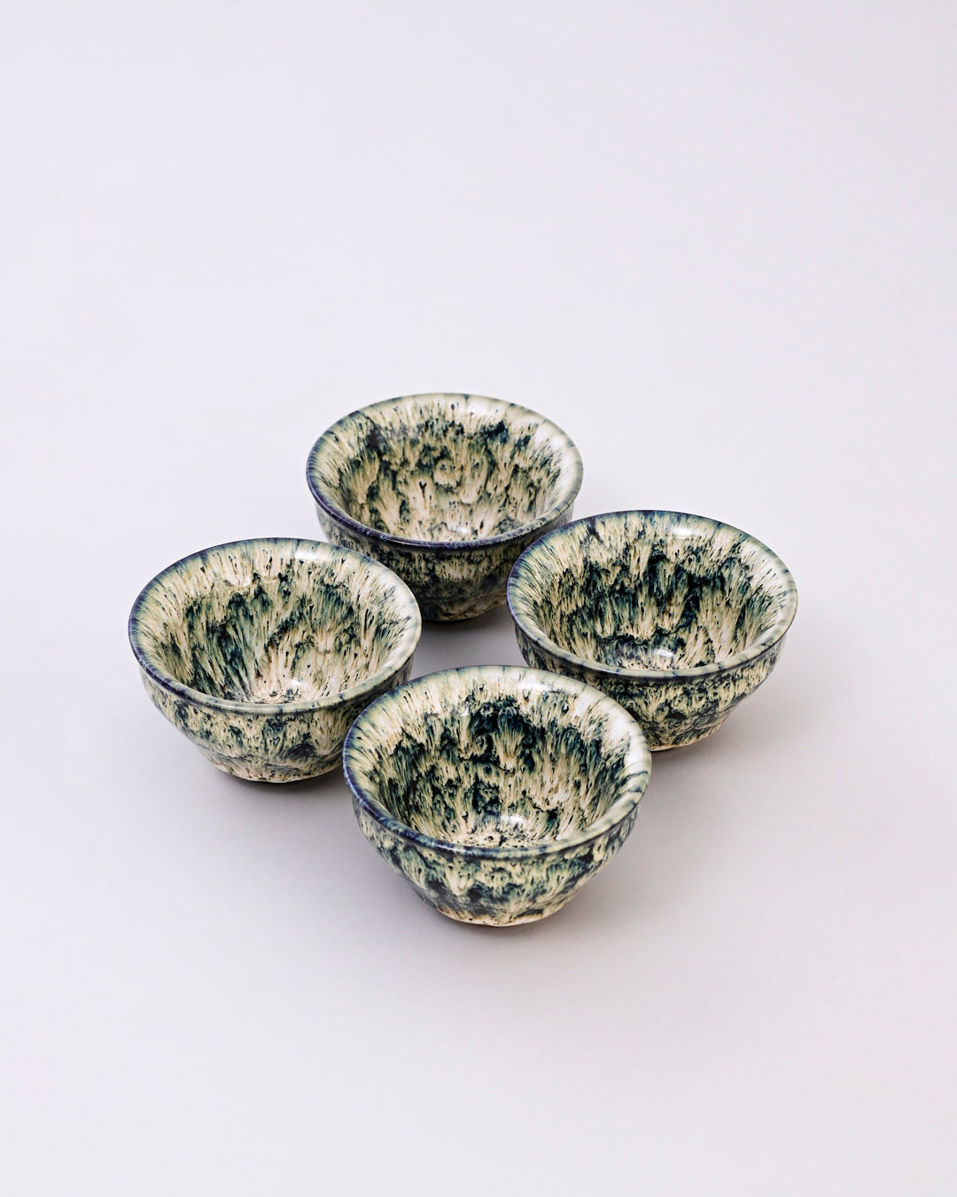 Marble Drift Ceramic Dip Bowl
