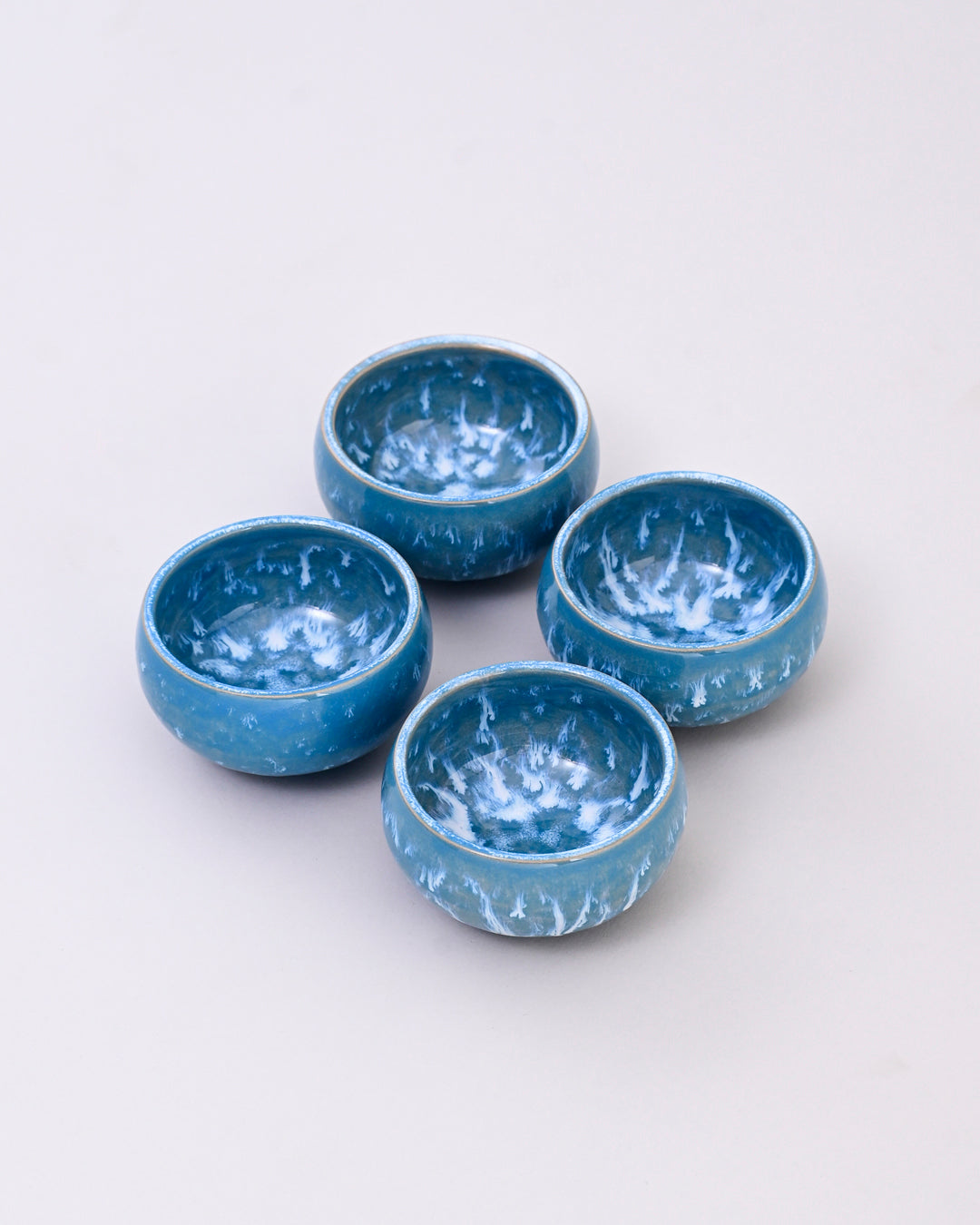 Sky Glaze Ceramic Dip Bowl
