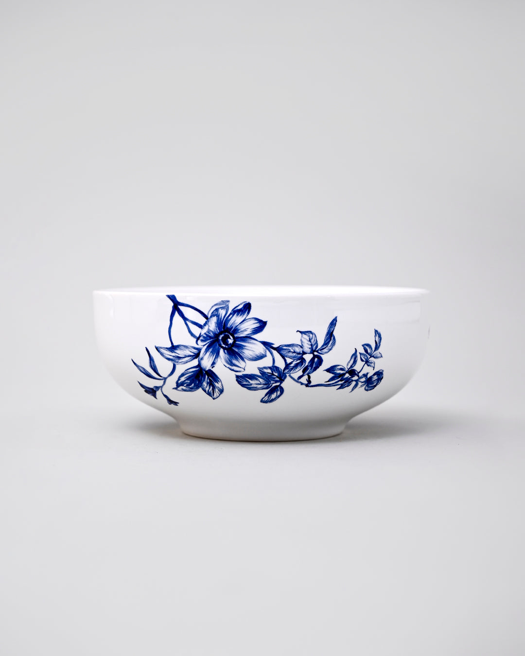 Azure Bloom Ceramic Dinner Set - 21 Piece