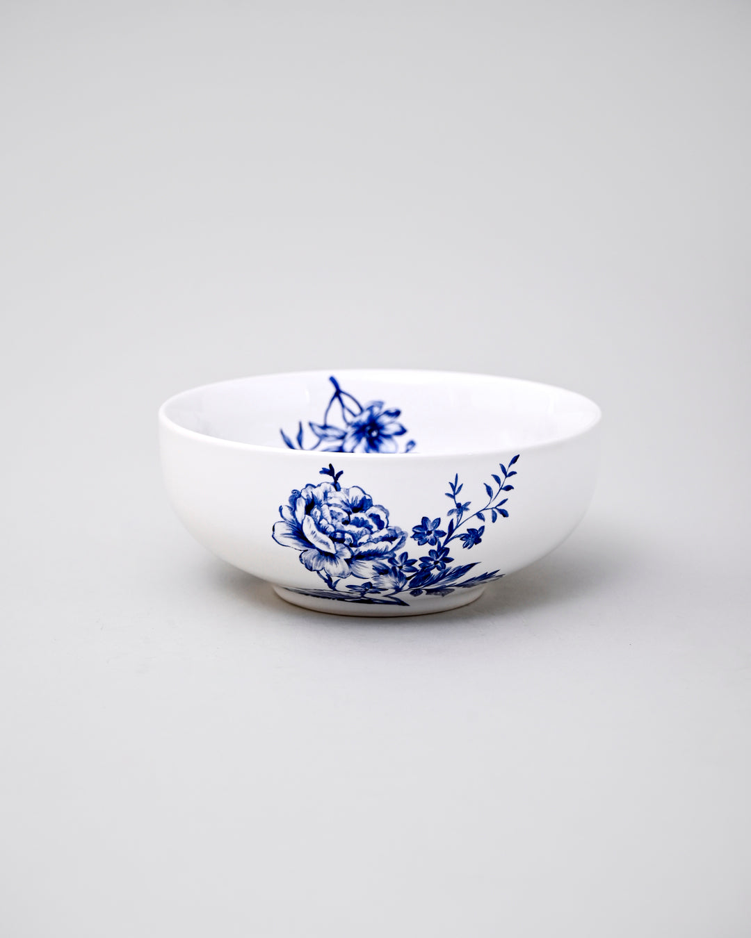 Azure Bloom Ceramic Dinner Set - 21 Piece