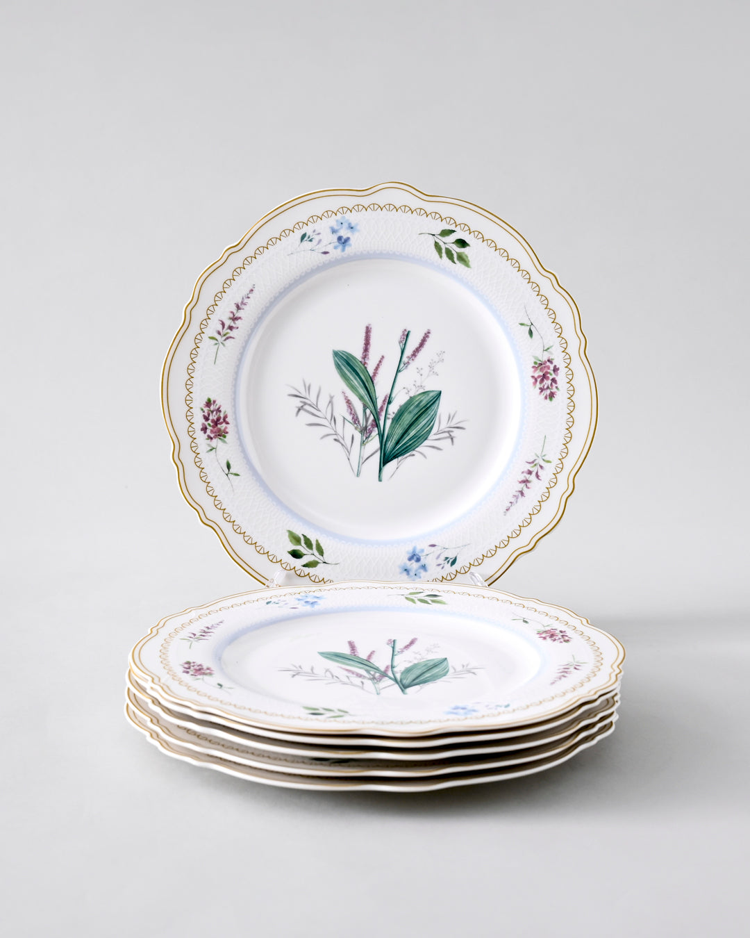 Botanical Grace Ceramic Dinner Set - 22 Piece
