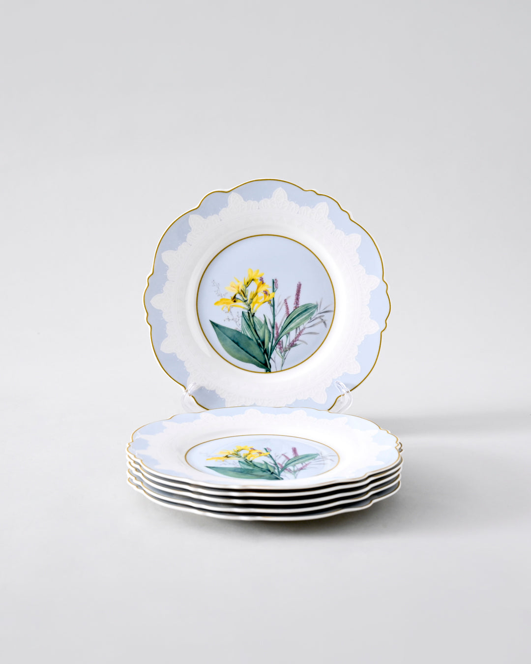Botanical Grace Ceramic Dinner Set - 22 Piece
