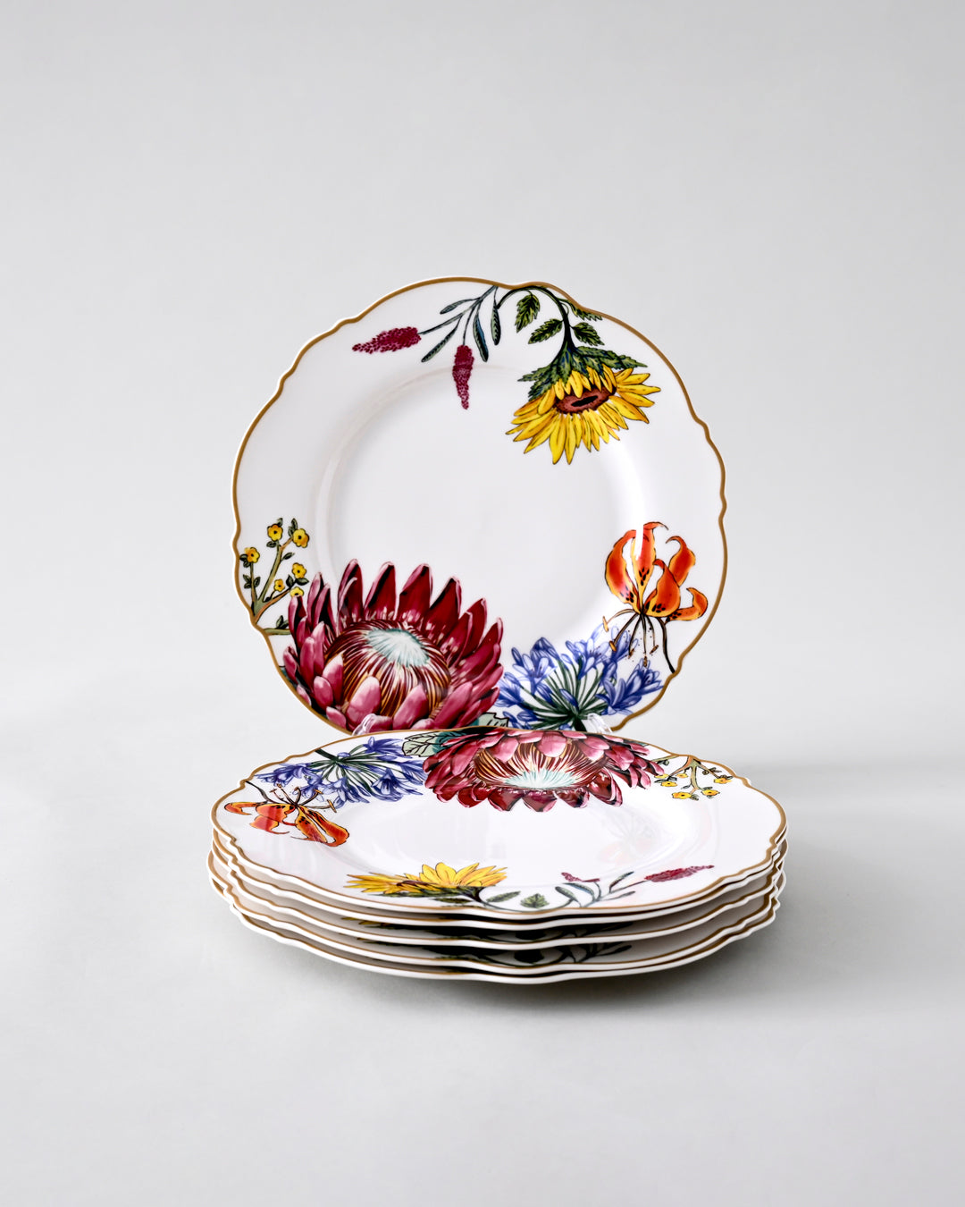 Blooming Elegance Floral Dinner Set - 22 Piece