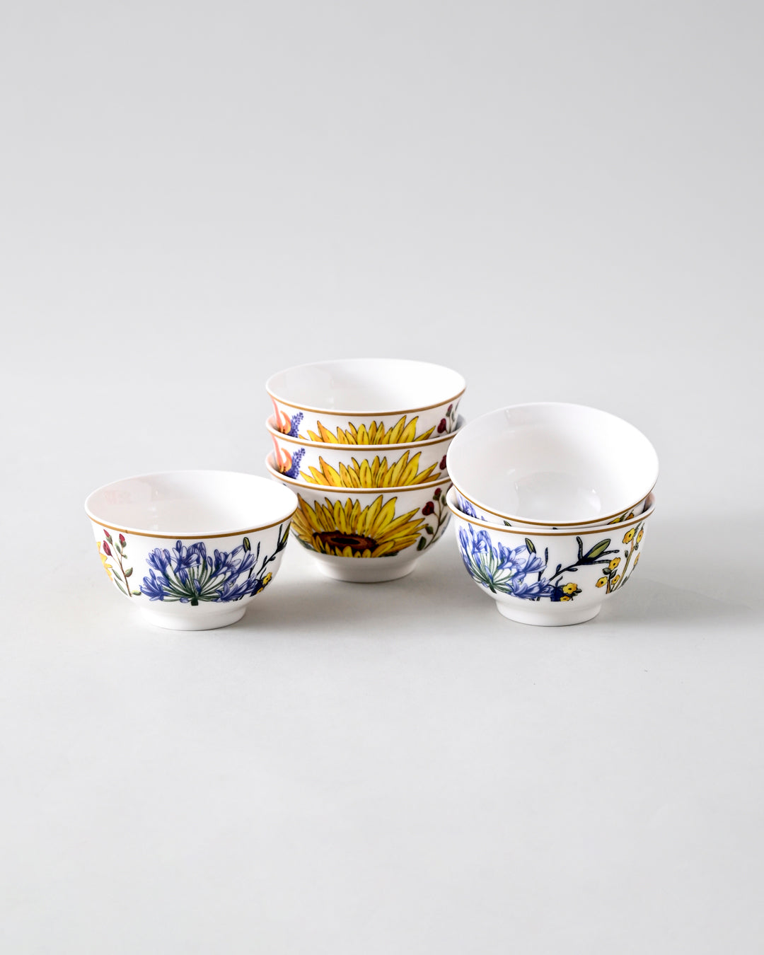 Blooming Elegance Floral Dinner Set - 22 Piece