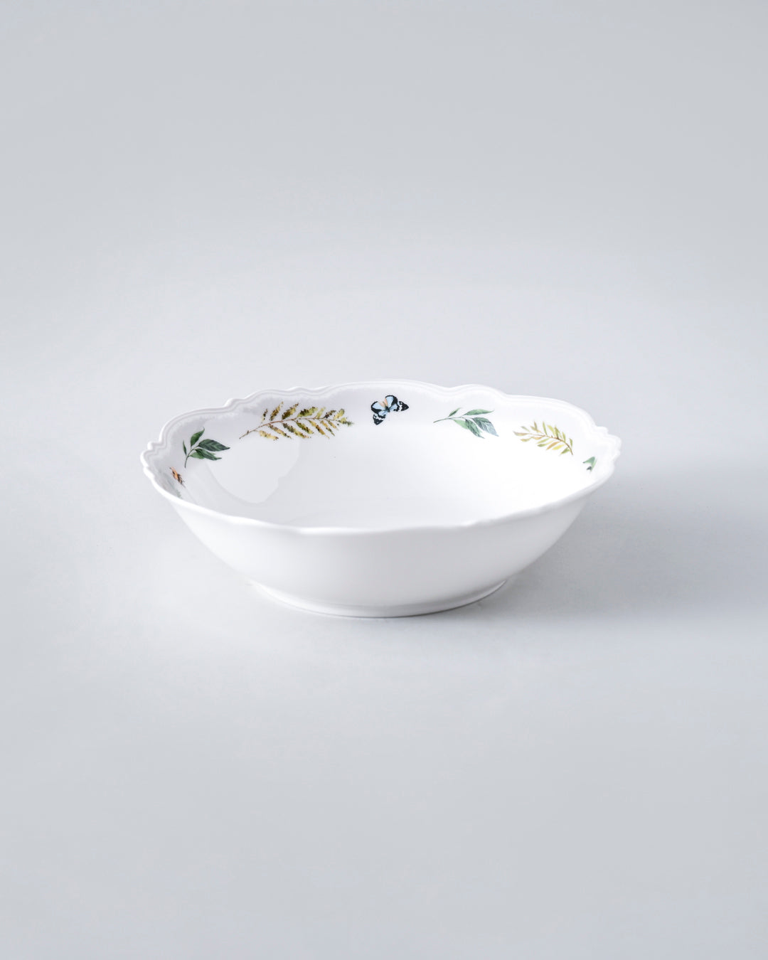 Botanical Harmony Ceramic Dinner Set - 22 Piece