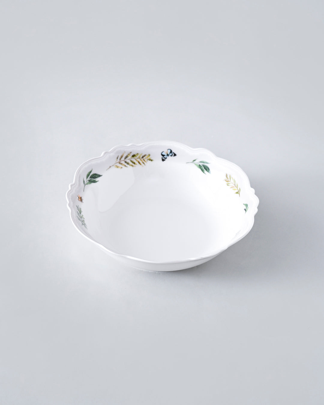 Botanical Harmony Ceramic Dinner Set - 22 Piece