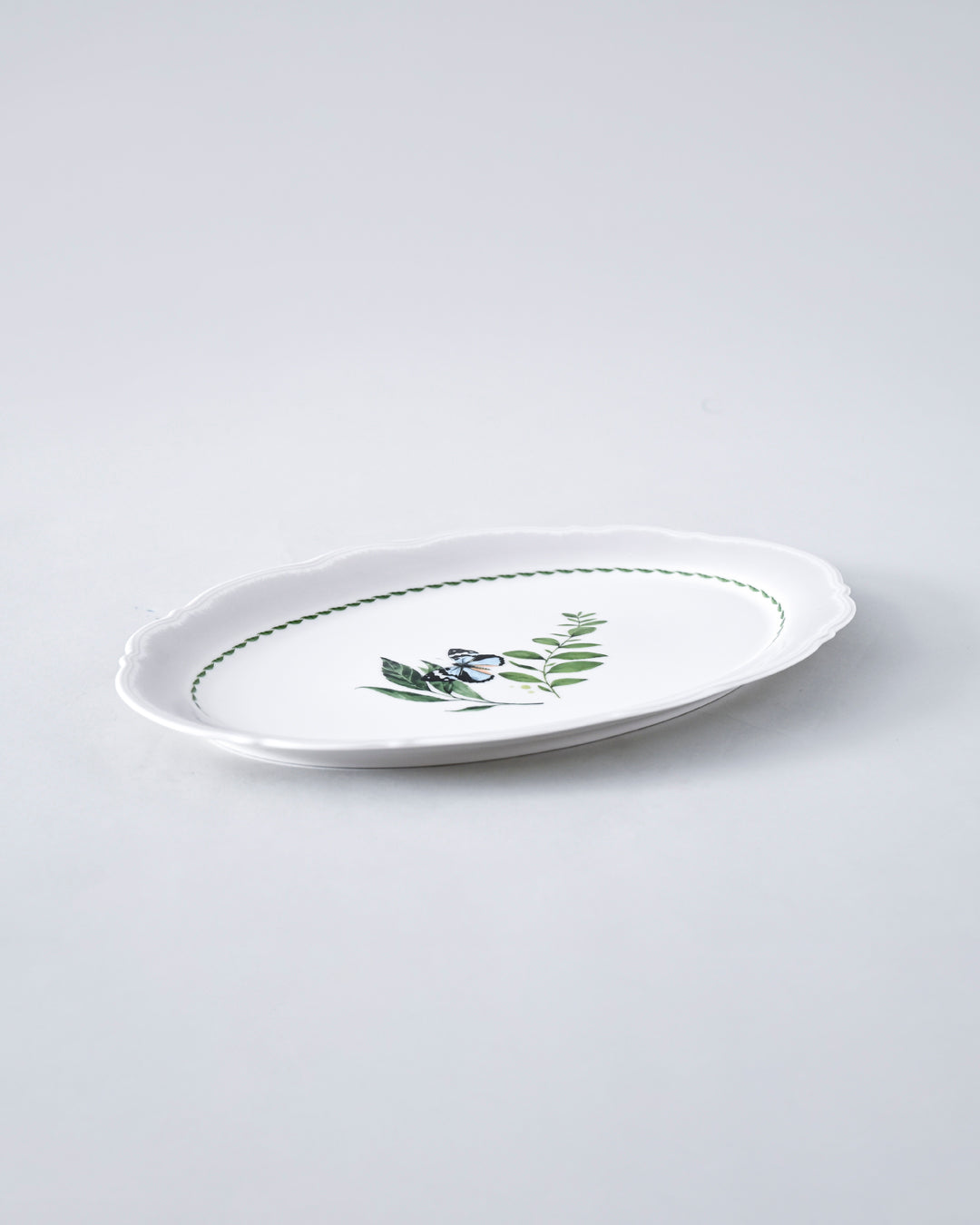 Botanical Harmony Ceramic Dinner Set - 22 Piece