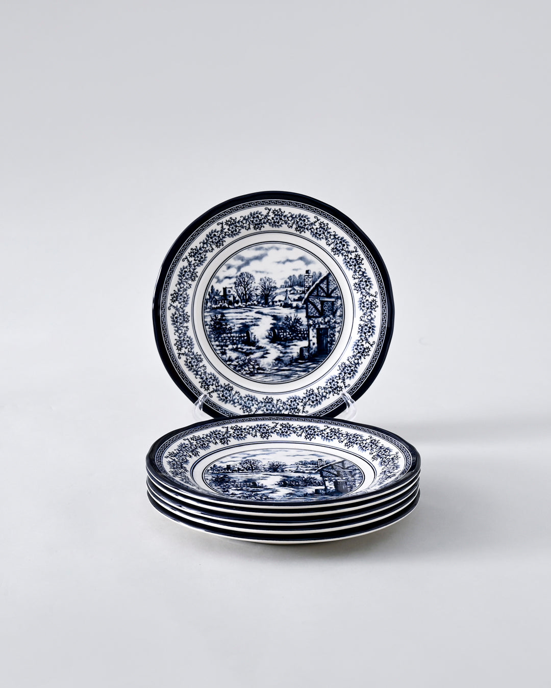 Halcyon Blue Ceramic Dinner Set - 28 Piece