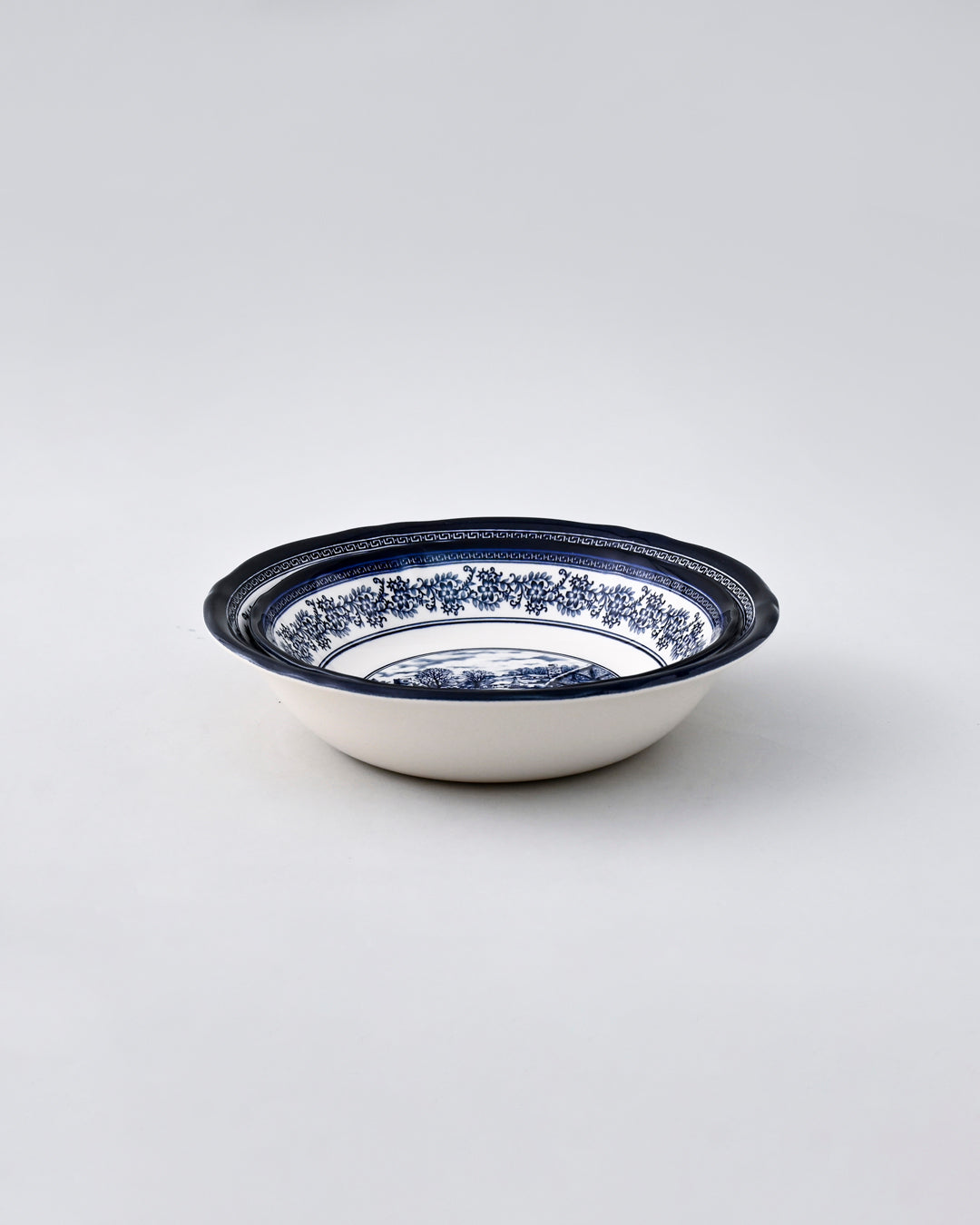 Halcyon Blue Ceramic Dinner Set - 28 Piece