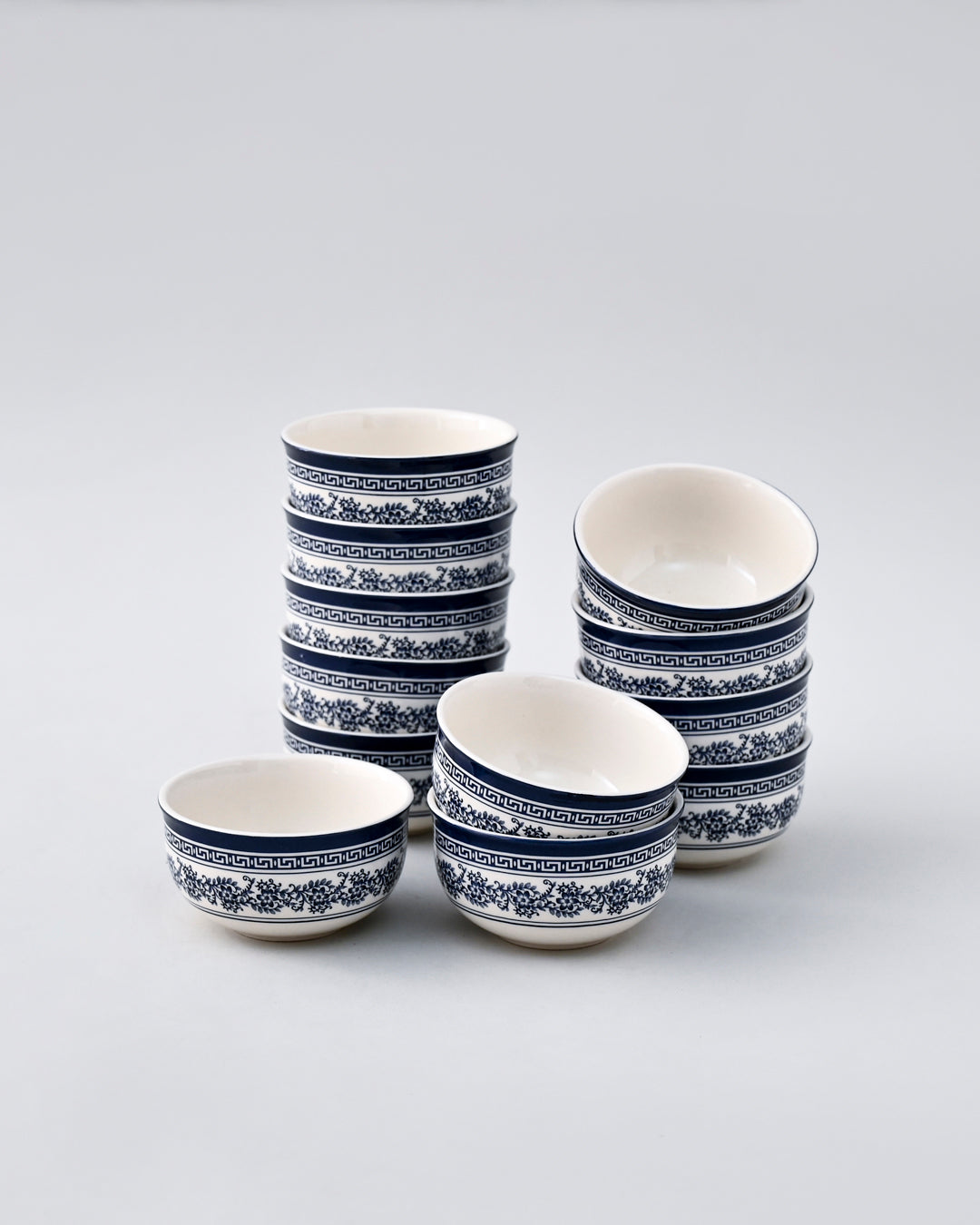 Halcyon Blue Ceramic Dinner Set - 28 Piece