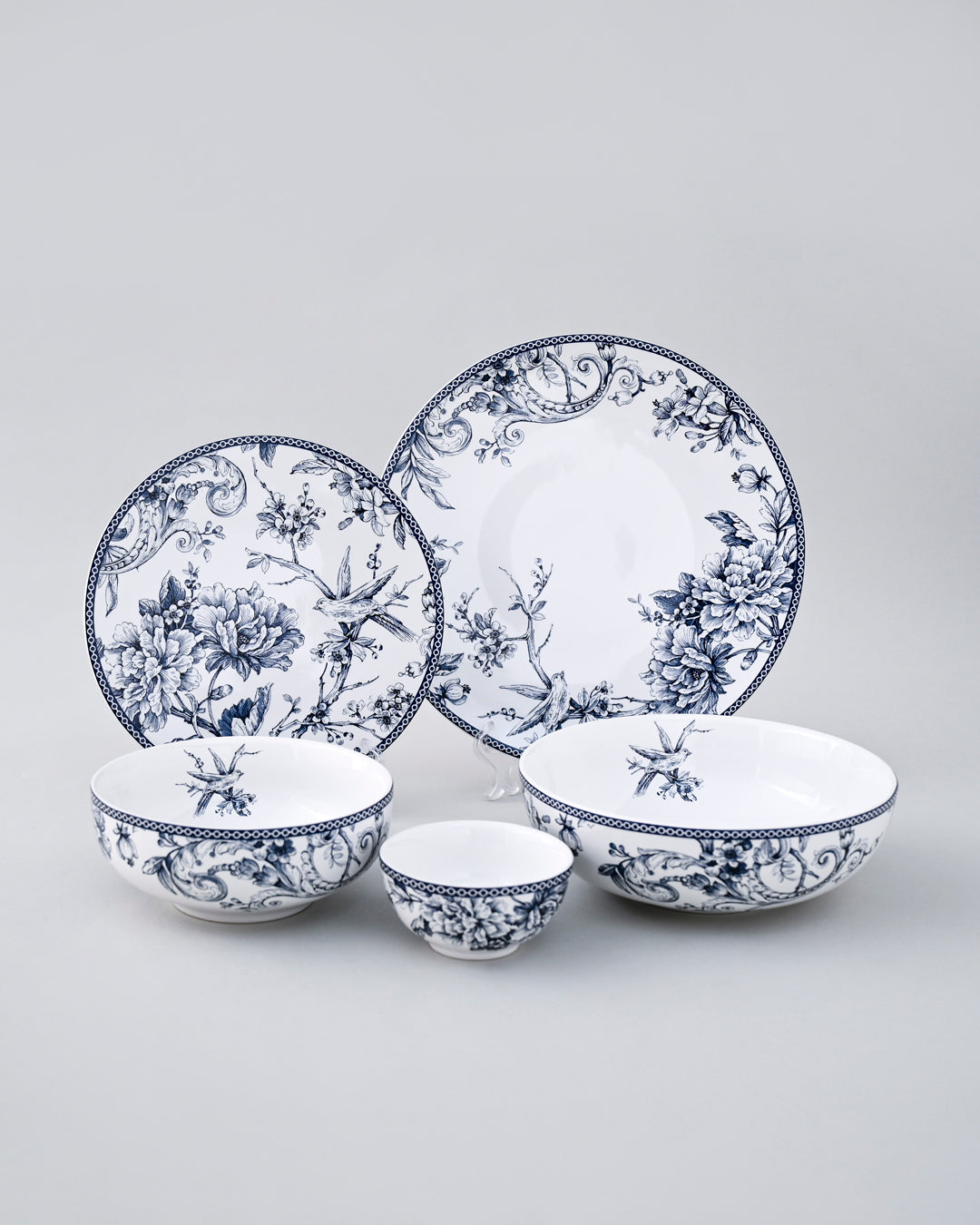 Adelaide Blue Dinner Set - 21 Piece