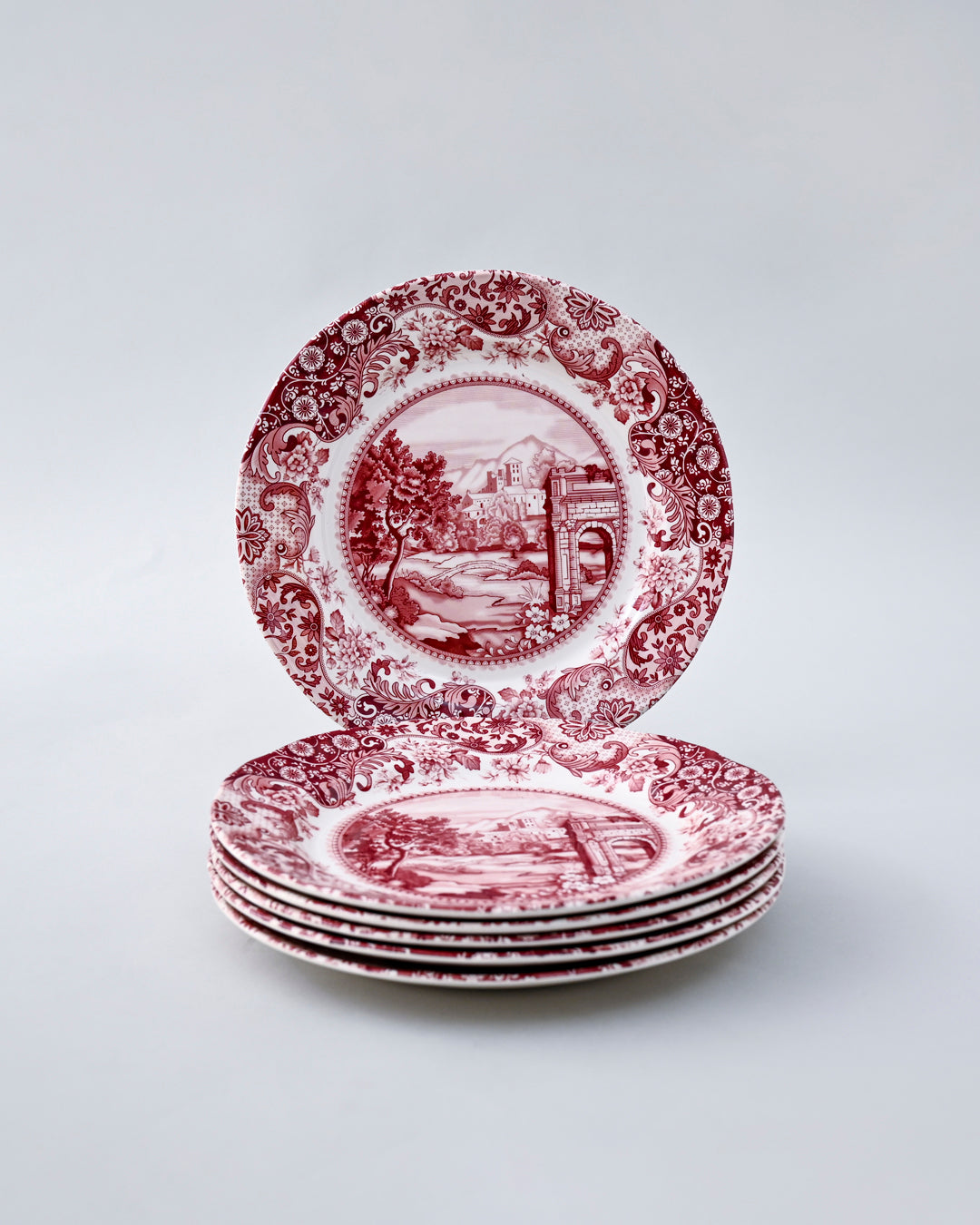 Roman Pink Ceramic Dinner Set - 28 Piece