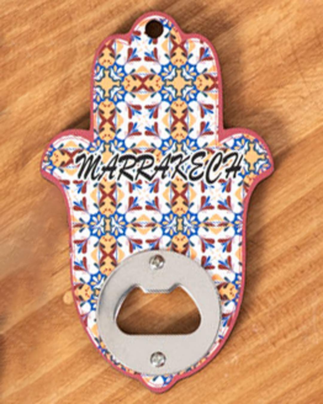 Pattern 'Bottle' Fridge Magnets Cum Openers - Set of 2 - The Decor Kart