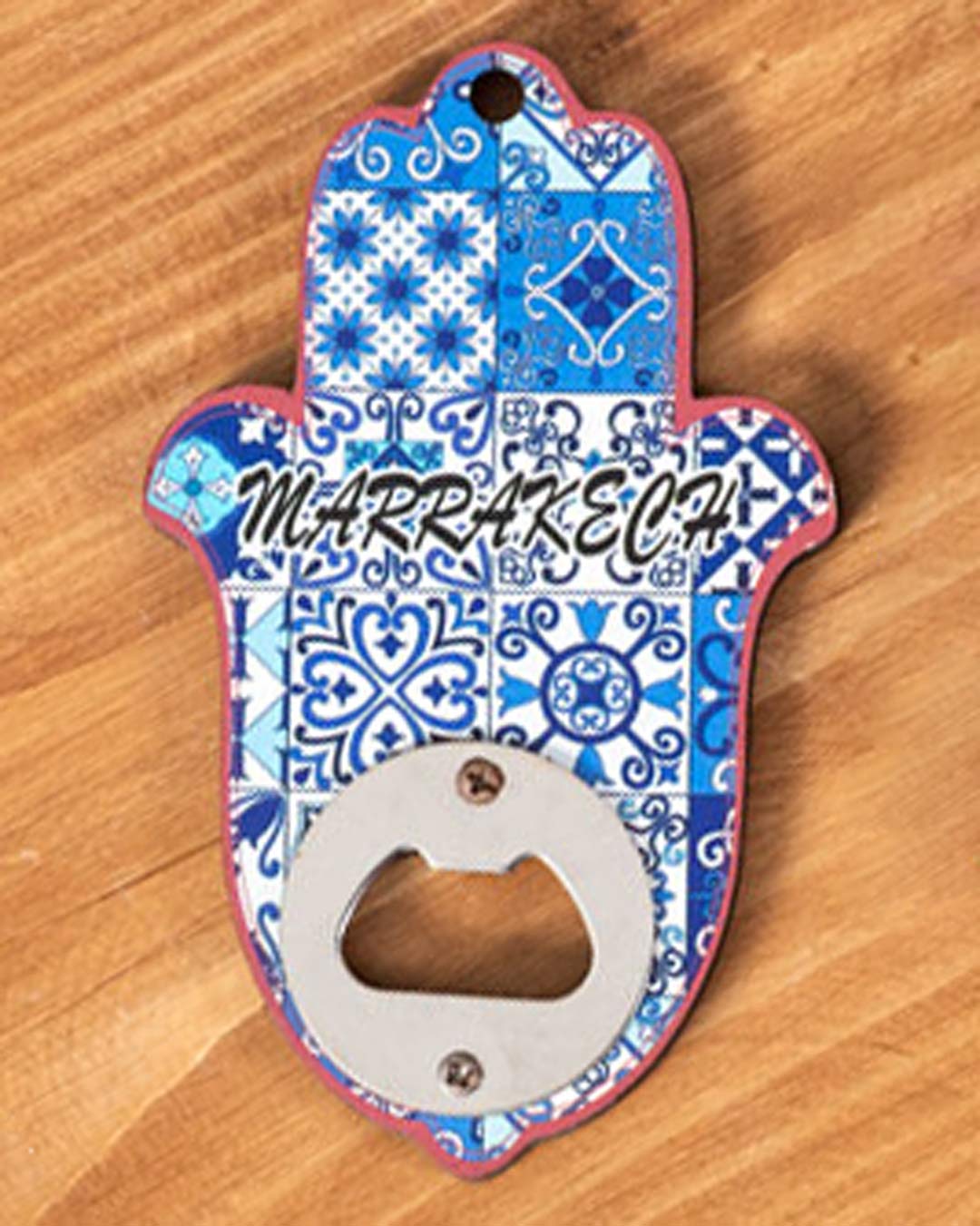 Pattern 'Bottle' Fridge Magnets Cum Openers - Set of 2 - The Decor Kart
