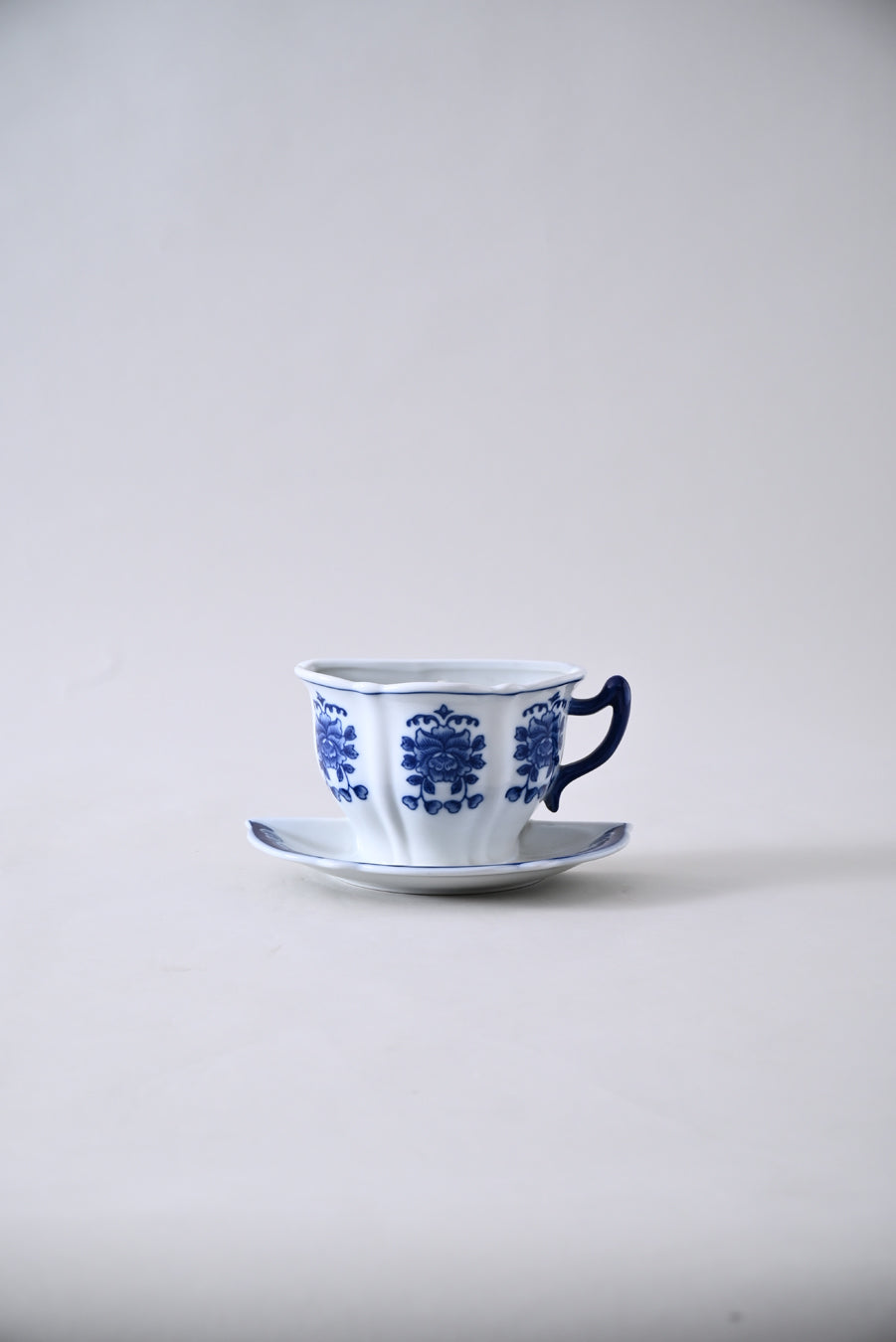 Blue Lotus Charm Cup Wall Vase