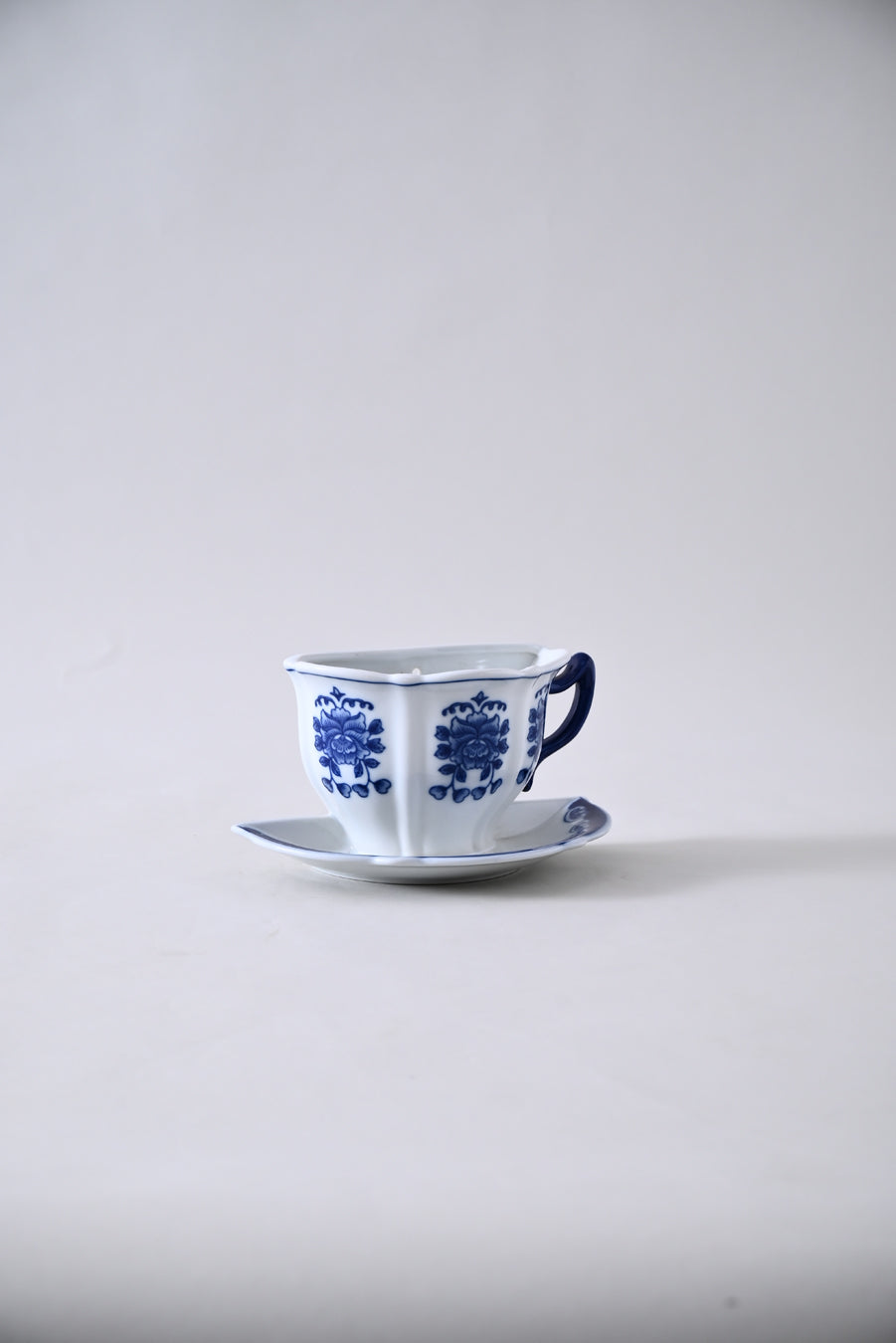 Blue Lotus Charm Cup Wall Vase
