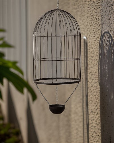 Decorative Hanging Cage Planter - Large - The Decor Kart