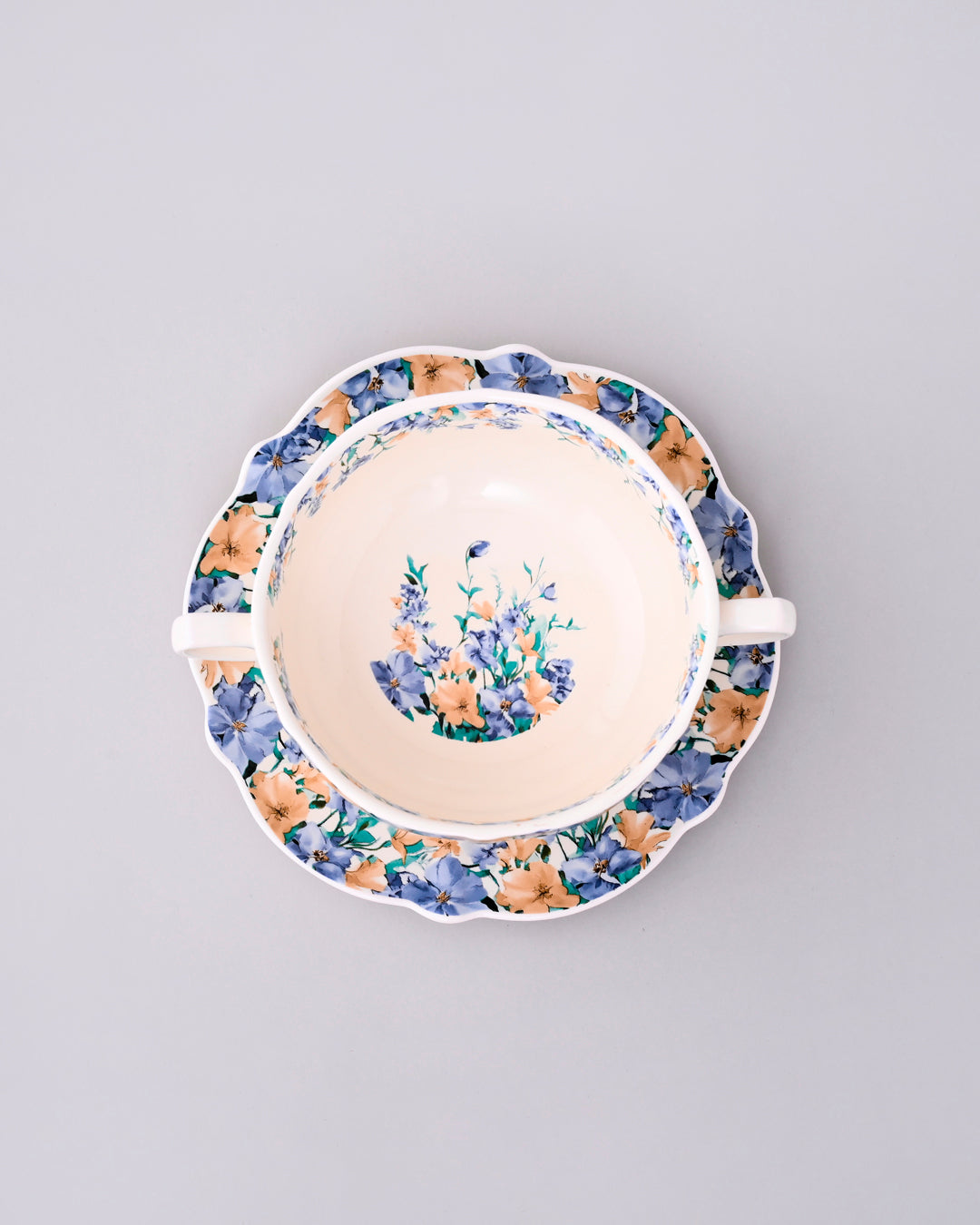Florette Double Handle Soup Cup