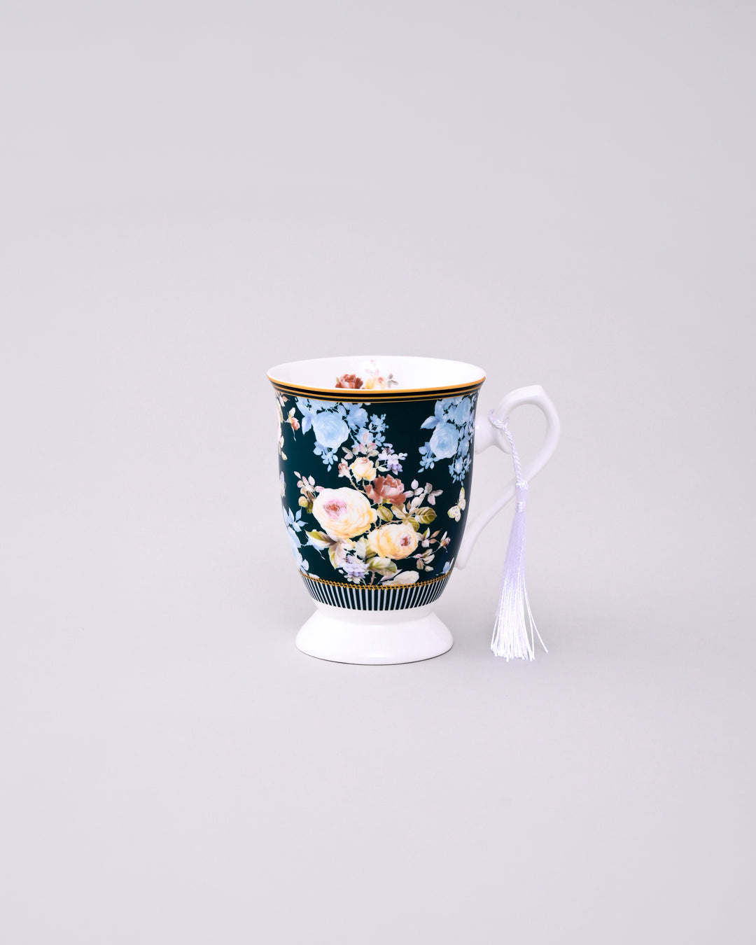 Midnight Bloom Coffee Mug - Set Of 2