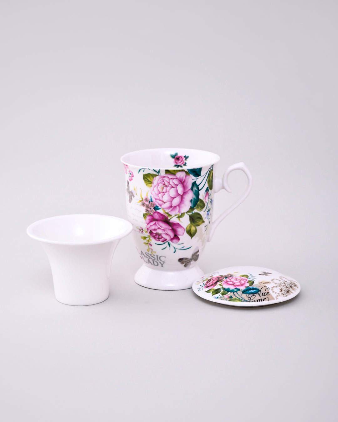 Floral Symphony Infuser Mug