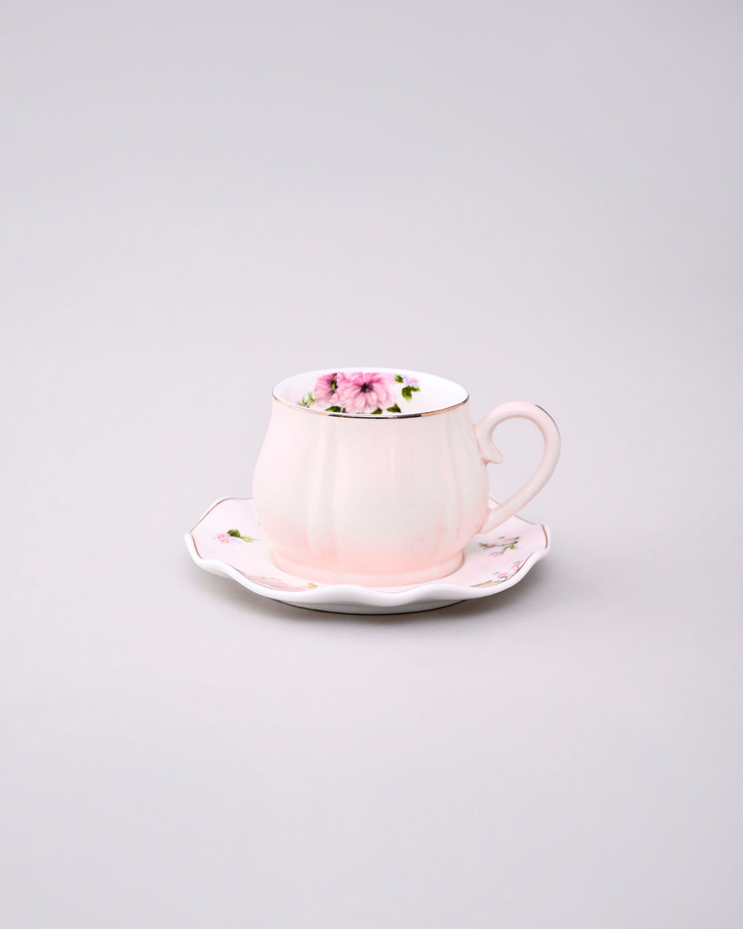 Cupful of Colors Tea Cup With Saucer - Set Of 6