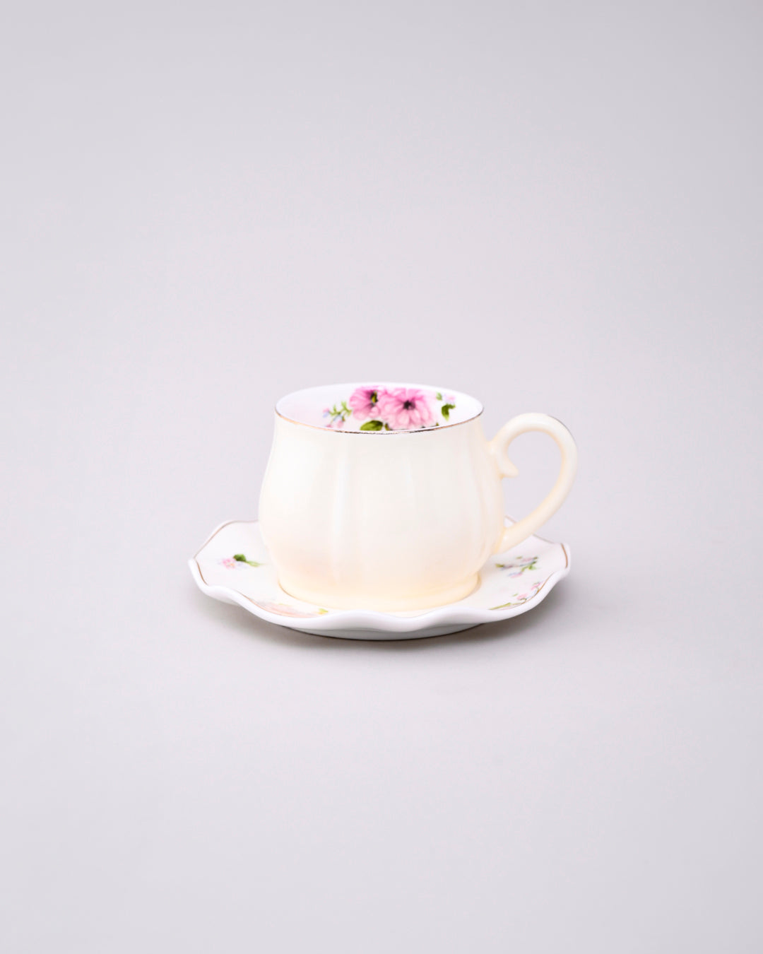 Cupful of Colors Tea Cup With Saucer - Set Of 6