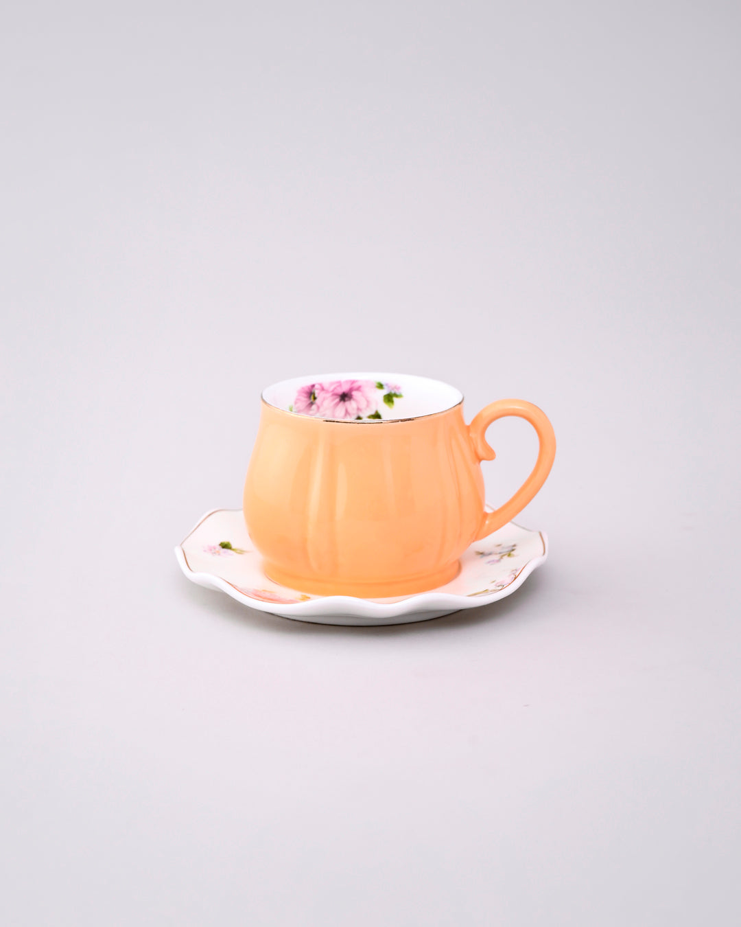 Cupful of Colors Tea Cup With Saucer - Set Of 6