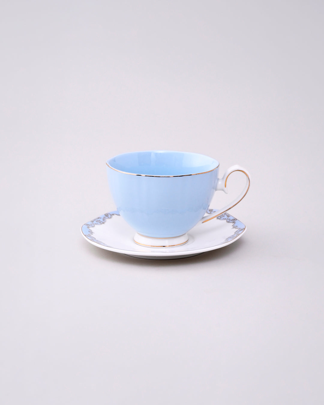 “I Miss You” Collection Tea Cup With Saucer - Set Of 6