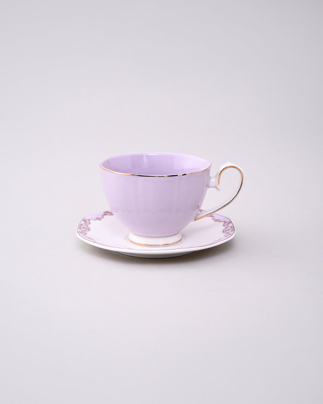 “I Miss You” Collection Tea Cup With Saucer - Set Of 6