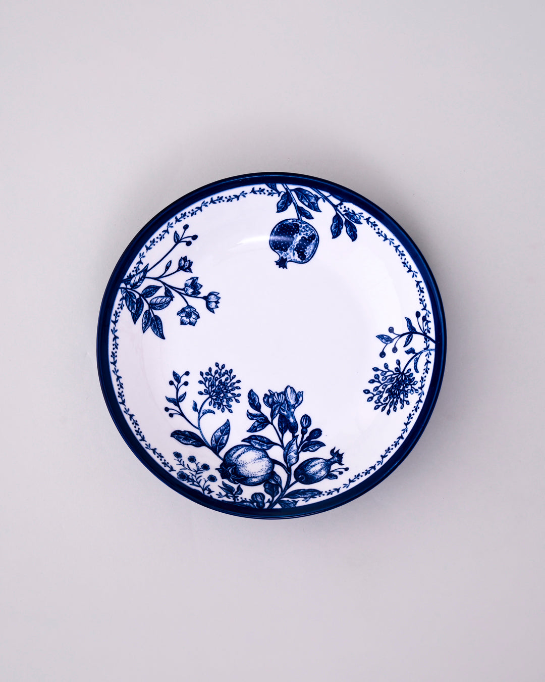 Timeless Pomegranate Charm Dinner Set Blue - Set of 16