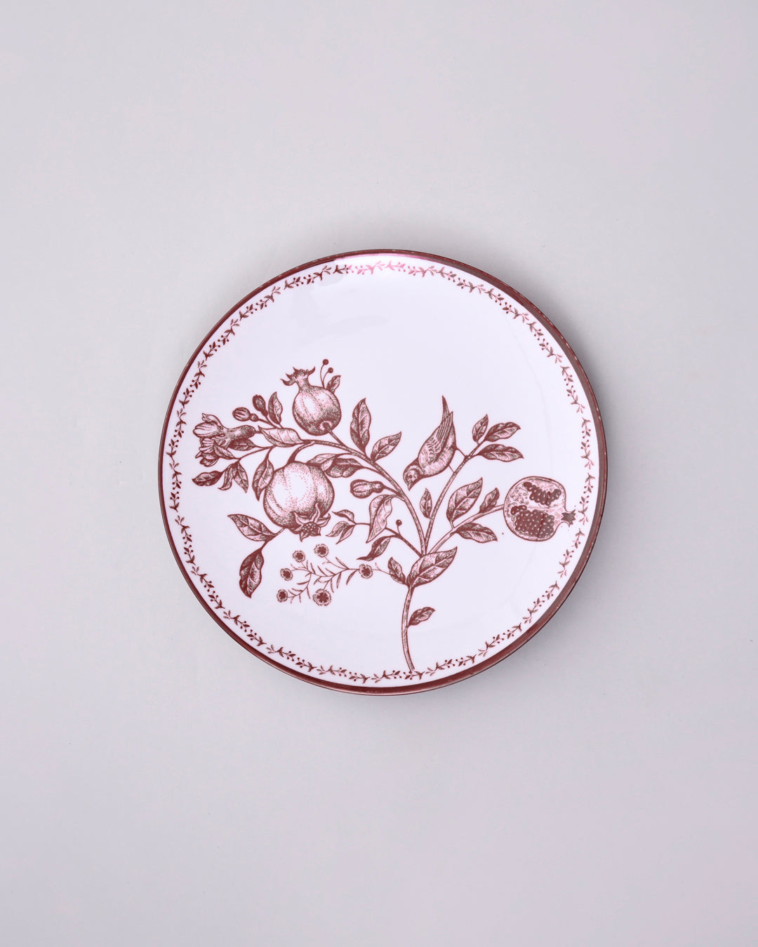 Timeless Pomegranate Charm Dinner Set Red - Set of 16